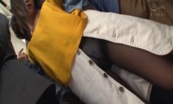 SHN-033 痴●師に服の中で乳首をイジられ敏感すぎて抵抗できない美
